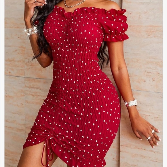 Red body con Dress M - Picture 11 of 11